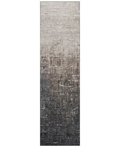 Addison Chantille Mahine Washable Acn1066 2'3"x7'6" Runner Area Rug In Khaki