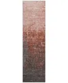 Addison Chantille Mahine Washable Acn1066 2'3"x7'6" Runner Area Rug In Paprika