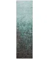 Addison Chantille Mahine Washable Acn1066 2'3"x7'6" Runner Area Rug In Teal