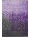 Addison Chantille Mahine Washable Acn1066 2'6"x3'10" Area Rug In Purple