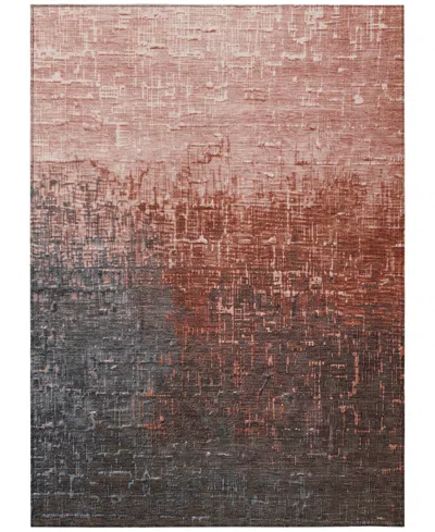 Addison Chantille Mahine Washable Acn1066 5'x7'6" Area Rug In Paprika