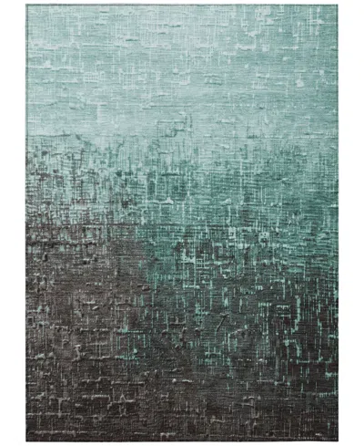 Addison Chantille Mahine Washable Acn1066 5'x7'6" Area Rug In Teal