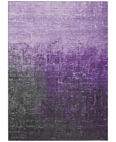 Addison Chantille Machine Washable Acn1066 8'x10' Area Rug In Purple