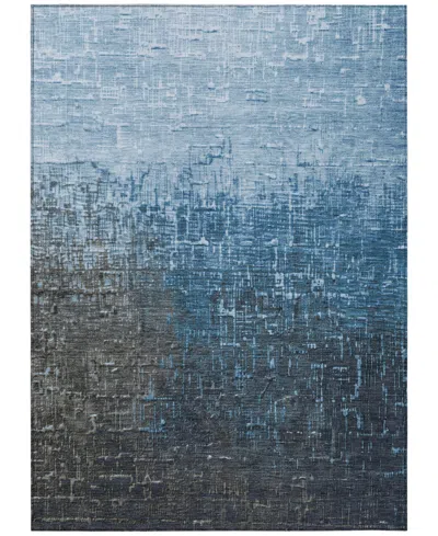 Addison Chantille Mahine Washable Acn1066 9'x12' Area Rug In Blue