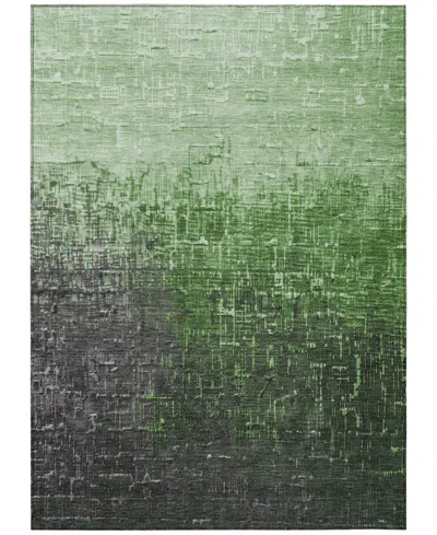 Addison Chantille Mahine Washable Acn1066 9'x12' Area Rug In Green