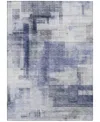 Addison Chantille Mahine Washable Acn1067 8'x10' Area Rug In Denim