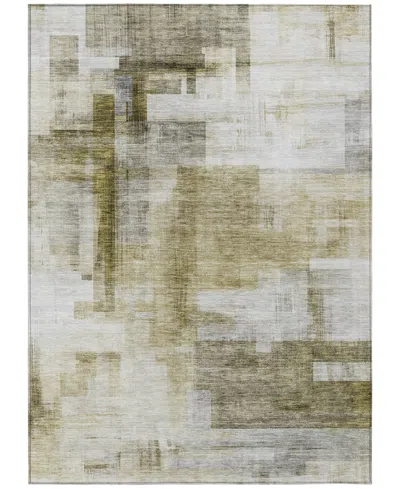 Addison Chantille Mahine Washable Acn1067 8'x10' Area Rug In Taupe