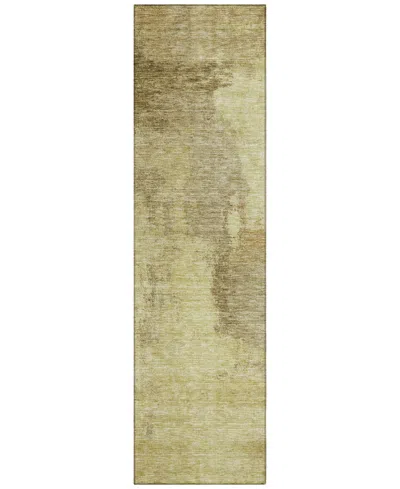 Addison Chantille Mahine Washable Acn1068 2'3"x7'6" Runner Area Rug In Brown