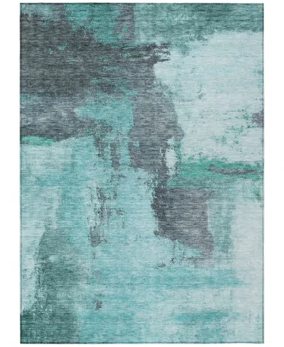Addison Chantille Mahine Washable Acn1068 2'6"x3'10" Area Rug In Teal
