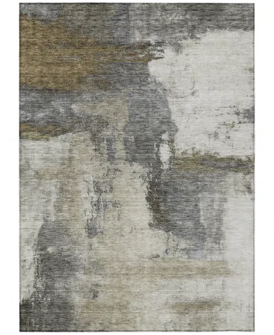 Addison Chantille Mahine Washable Acn1068 5'x7'6" Area Rug In Gray