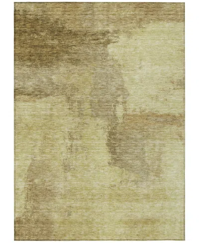 Addison Chantille Mahine Washable Acn1068 8'x10' Area Rug In Brown