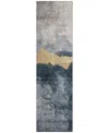 Addison Chantille Mahine Washable Acn1069 2'3"x7'6" Runner Area Rug In Blue