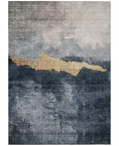 Addison Chantille Machine Washable Acn1069 2'6"x3'10" Area Rug In Blue