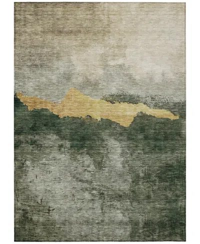 Addison Chantille Mahine Washable Acn1069 2'6"x3'10" Area Rug In Moss