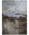 Addison Chantille Mahine Washable Acn1069 3'x5' Area Rug In Chocolate