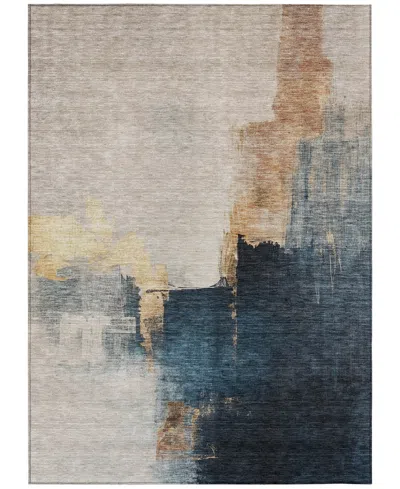 Addison Chantille Machine Washable Acn1071 5'x7'6" Area Rug In Taupe