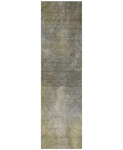 Addison Chantille Mahine Washable Acn1073 2'3"x7'6" Runner Area Rug In Charcoal