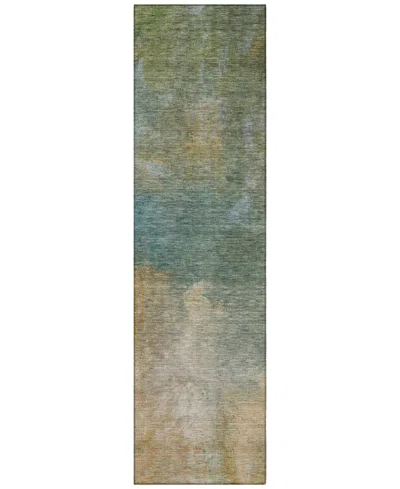 Addison Chantille Mahine Washable Acn1073 2'3"x7'6" Runner Area Rug In Grass