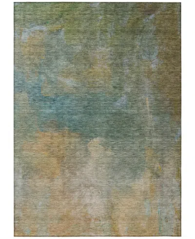Addison Chantille Mahine Washable Acn1073 5'x7'6" Area Rug In Grass