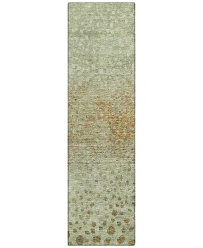 Addison Chantille Mahine Washable Acn1074 2'3"x7'6" Runner Area Rug In Grass