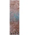 Addison Chantille Mahine Washable Acn1074 2'3"x7'6" Runner Area Rug In Paprika