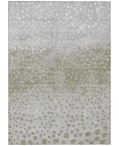 Addison Chantille Mahine Washable Acn1074 2'6"x3'10" Area Rug In Taupe