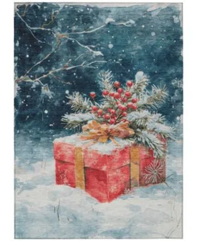 Addison Holiday Washable Indoor Outdoor Acn1805 Rug Collection In Multi