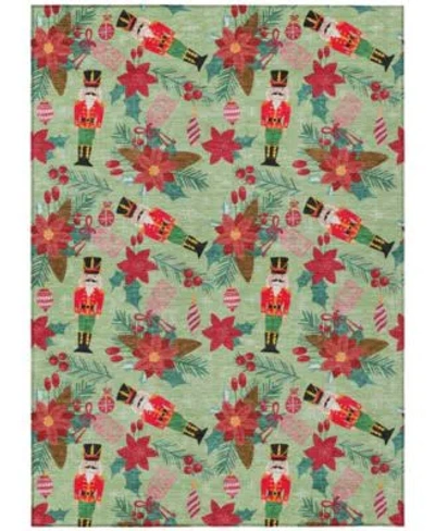 Addison Holiday Washable Indoor Outdoor Acn1822 Rug Collection In Multi