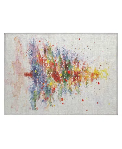 Addison Holiday Washable Indoor/outdoor Acn1809 1'8"x2'6" Area Rug In White