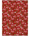 Addison Holiday Washable Indoor/outdoor Acn1810 5'x7'6" Area Rug In Red