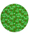 Addison Holiday Washable Indoor/outdoor Acn1810 8'x8' Round Area Rug In Green