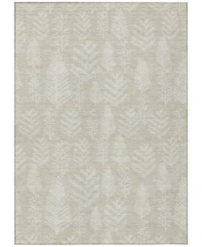 Addison Holiday Washable Indoor/outdoor Acn1813 9'x12' Area Rug In Brown