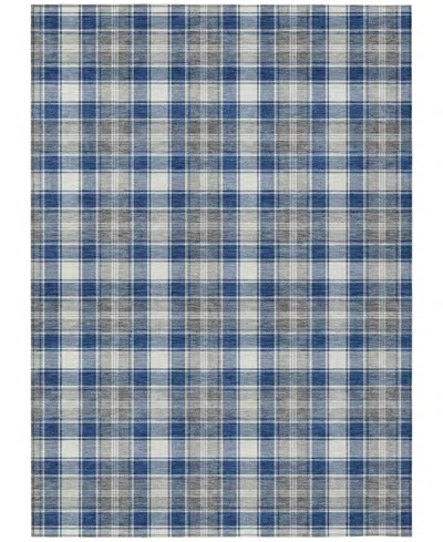 Addison Holiday Washable Indoor/outdoor Acn1817 3'x5' Area Rug In Blue