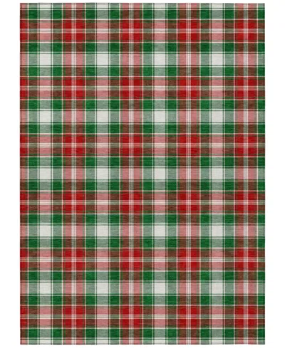 Addison Holiday Washable Indoor/outdoor Acn1817 3'x5' Area Rug In Green