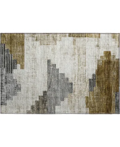 Addison Mayfield Amf1829 1'8" X 2'6" Area Rug In Brown