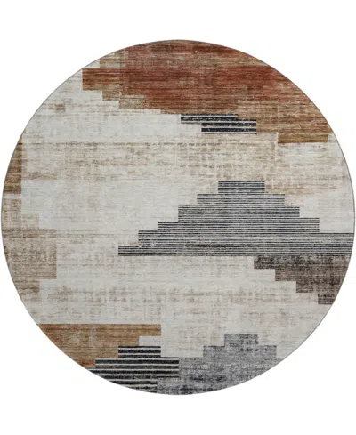 Addison Mayfield Amf1829 8' X 8' Round Area Rug In Multi
