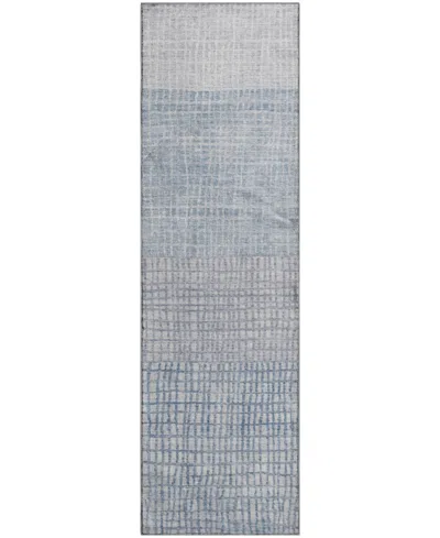 Addison Mayfield Amf1831 2'3" X 7'6" Runner Area Rug In Gray