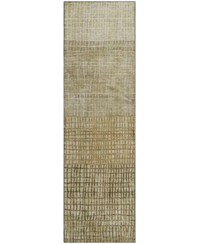 Addison Mayfield Amf1831 2'3" X 7'6" Runner Area Rug In Green