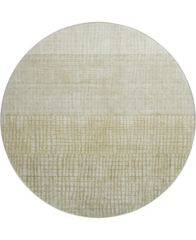 Addison Mayfield Amf1831 8' X 8' Round Area Rug In Neutral