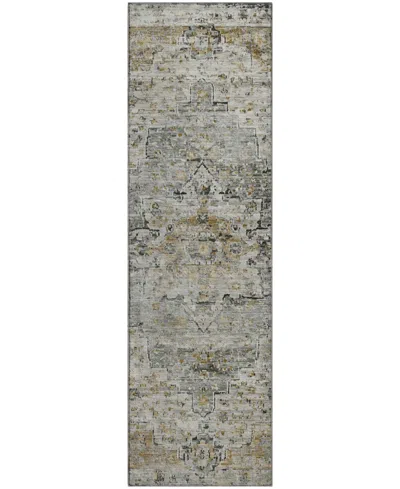 Addison Mayfield Amf1832 2'3" X 7'6" Runner Area Rug In Green
