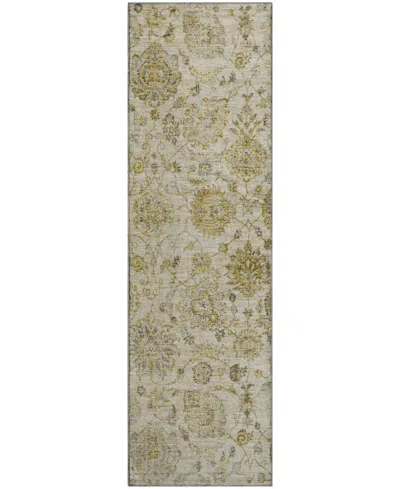 Addison Mayfield Amf1833 2'3" X 7'6" Runner Area Rug In Brown