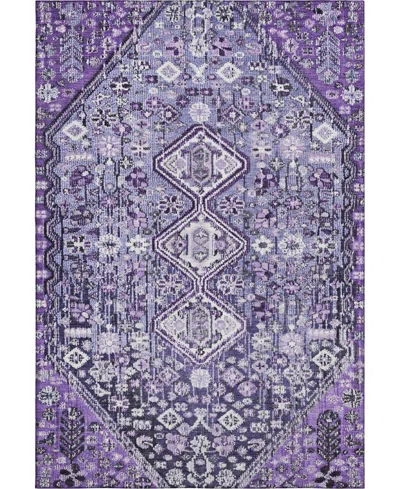 Addison Mayfield Amf1834 9' X 12' Area Rug In Purple