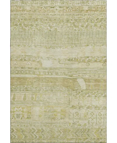 Addison Mayfield Amf1835 8' X 10' Area Rug In Yellow