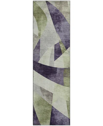 Addison Mayfield Amf1836 2'3" X 7'6" Runner Area Rug In Blue