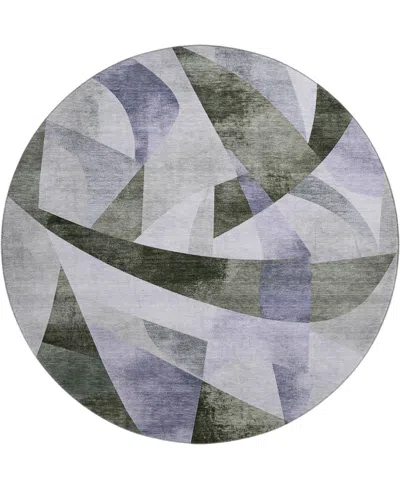 Addison Mayfield Amf1836 8' X 8' Round Area Rug In Multi