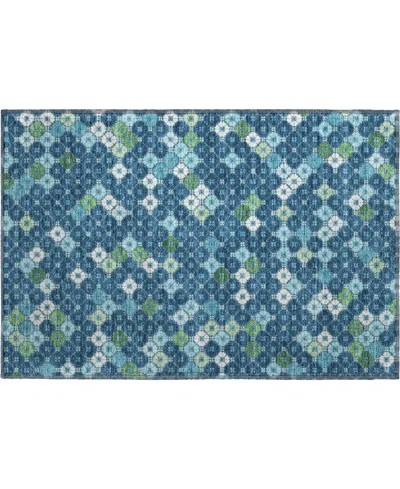 Addison Mayfield Amf1837 1'8" X 2'6" Area Rug In Blue