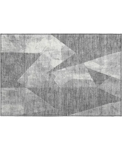 Addison Mayfield Amf1838 1'8" X 2'6" Area Rug In Gray