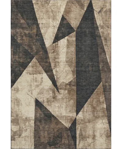 Addison Mayfield Amf1838 3' X 5' Area Rug In Brown