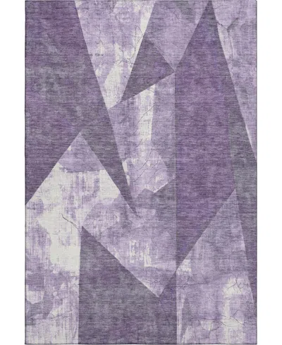 Addison Mayfield Amf1838 5' X 7'6" Area Rug In Purple