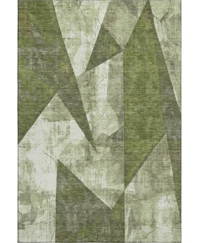 Addison Mayfield Amf1838 9' X 12' Area Rug In Green